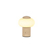 Lucide GUSTAV – Wiederaufladbare Tischlampe – Akku/Batterie – Ø 8 cm – LED dimmbar – 1x0,8 W 2700 K – Beige | Essential