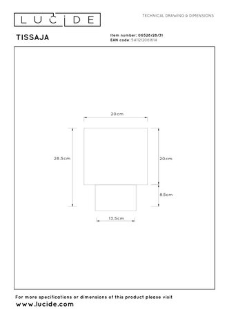 Lucide TISSAJA – Tischleuchte – Ø 20 cm – 1xE14 – Weiß | Essential Lucide TISSAJA – Tischleuchte – Ø 20 cm – 1xE14 – Weiß | Essential