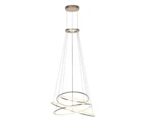 Neuhaus PURE Hängelampe E-Flying Rings Ø 70 cm, vide champagne