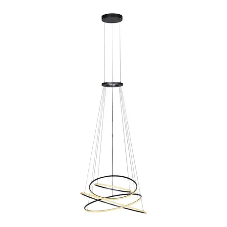 Neuhaus PURE Hängelampe E-Flying Rings Ø 110 cm, dunkelgrau