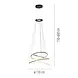 Neuhaus PURE Hanglamp E-Flying Rings Ø 110 cm vide donker grijs