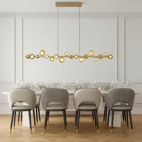 Neuhaus PURE Hanglamp E-Popup XL e-Lift L 180 cm champagne Neuhaus PURE Hanglamp E-Popup XL e-Lift L 180 cm champagne