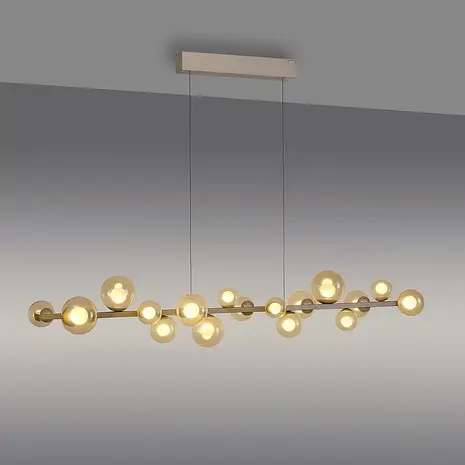Neuhaus PURE Hanglamp E-Popup XL e-Lift L 180 cm champagne Neuhaus PURE Hanglamp E-Popup XL e-Lift L 180 cm champagne