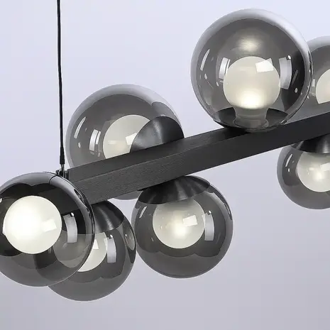 Neuhaus PURE Hanglamp E-Popup XL e-Lift L 180 cm donker grijs Neuhaus PURE Hanglamp E-Popup XL e-Lift L 180 cm donker grijs