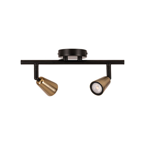 Lucide TIANA – Wandstrahler / Wandleuchte – 2xGU10 – Champagnerfarben | Essential