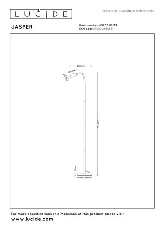 Lucide JASPER – Leselampe – 1xGU10 – Grün | Essential