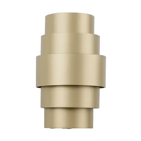 Artdelight Wandleuchte Rolls H 22 cm champagnerfarben