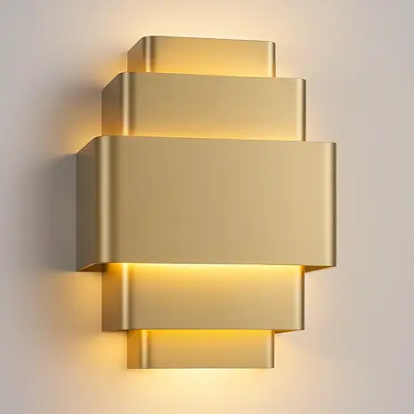 Artdelight Wandleuchte Layers B 20 cm champagner