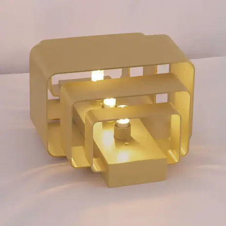 Artdelight Wandleuchte Layers B 20 cm champagner