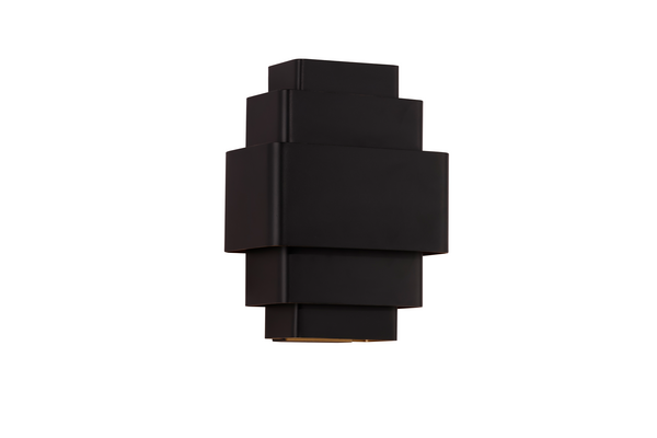 Artdelight Wandleuchte Layers B 20 cm schwarz gold Artdelight Wandleuchte Layers B 20 cm schwarz gold