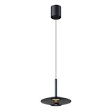 Artdelight Hängeleuchte Madison 1 Licht Ø 22 cm comfort lift schwarz