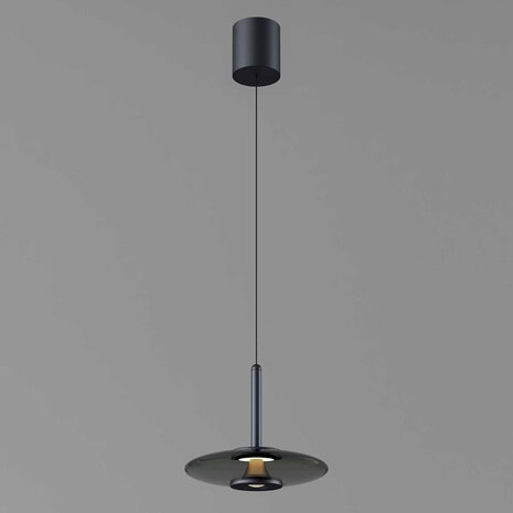 Artdelight Hängeleuchte Madison 1 Licht Ø 22 cm comfort lift schwarz Artdelight Hängeleuchte Madison 1 Licht Ø 22 cm comfort lift schwarz