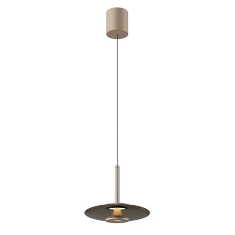 Artdelight Hängeleuchte Madison 1 Licht Ø 22 cm comfort lift champagner