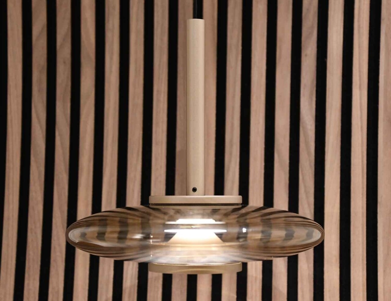 Artdelight Hängeleuchte Madison 1 Licht Ø 22 cm comfort lift champagner