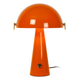 Lucide BARONE – Tischlampe – Ø 38 cm – 1xE27 – Orange | Vibes