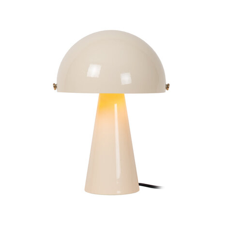 Lucide BARONE – Tischlampe – Ø 23 cm – 1xE27 – Beige | Vibes