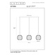 Lucide ESTEREL – Hängelampe – 3xGU10 (MR11) – Taupe | Essential