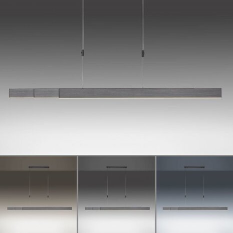 Neuhaus PURE Hängelampe e-Slide L 120-200 cm dunkelgrau Neuhaus PURE Hängelampe e-Slide L 120-200 cm dunkelgrau