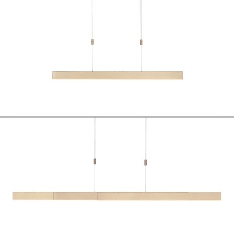 Neuhaus PURE Hängelampe e-Slide L 120-200 cm mattgold Neuhaus PURE Hängelampe e-Slide L 120-200 cm mattgold