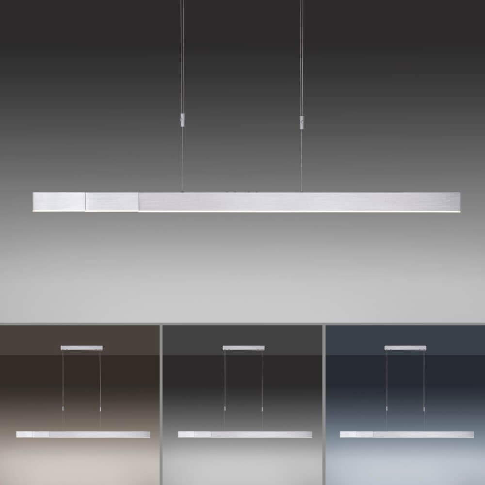 Neuhaus PURE Hängelampe e-Slide L 120-200 cm matt verchromt Neuhaus PURE Hängelampe e-Slide L 120-200 cm matt verchromt