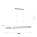 Neuhaus PURE Hängelampe e-Slide L 120-200 cm matt verchromt Neuhaus PURE Hängelampe e-Slide L 120-200 cm matt verchromt