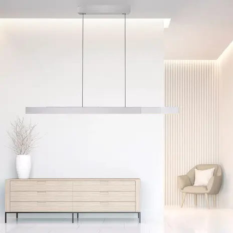 Neuhaus PURE Hängelampe e-Lift + e-Slide L 120-200 cm matt verchromt Neuhaus PURE Hängelampe e-Lift + e-Slide L 120-200 cm matt verchromt