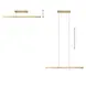 Neuhaus PURE Hängelampe e-Lift + e-Slide L 120-200 cm mattgold Neuhaus PURE Hängelampe e-Lift + e-Slide L 120-200 cm mattgold
