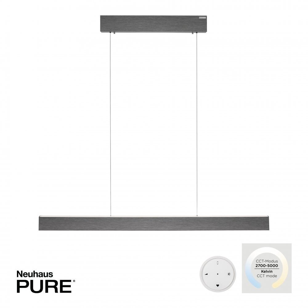 Neuhaus PURE Hängelampe e-Lift L 120 cm dunkelgrau Neuhaus PURE Hängelampe e-Lift L 120 cm dunkelgrau