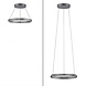 Neuhaus PURE Hängelampe E-Loop e-Lift Ø 70 cm dunkelgrau Neuhaus PURE Hängelampe E-Loop e-Lift Ø 70 cm dunkelgrau