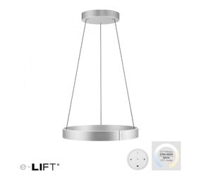 Neuhaus PURE Hängelampe E-Clipse e-Lift Ø 70 cm matt verchromt Neuhaus PURE Hängelampe E-Clipse e-Lift Ø 70 cm matt verchromt