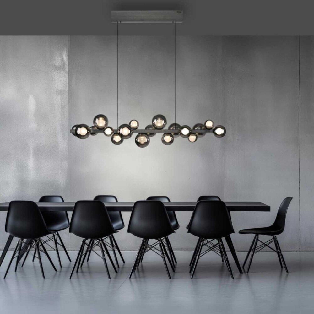 Neuhaus PURE Hängelampe E-Popup e-Lift L 120 cm dunkelgrau Neuhaus PURE Hängelampe E-Popup e-Lift L 120 cm dunkelgrau