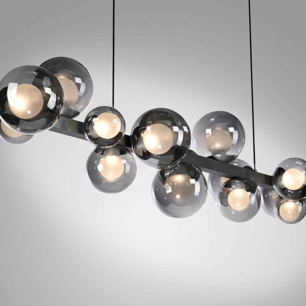 Neuhaus PURE Hängelampe E-Popup e-Lift L 120 cm dunkelgrau Neuhaus PURE Hängelampe E-Popup e-Lift L 120 cm dunkelgrau