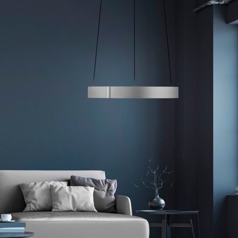 Neuhaus PURE Hängelampe E-Clipse e-Lift Ø 50 cm matt verchromt Neuhaus PURE Hängelampe E-Clipse e-Lift Ø 50 cm matt verchromt