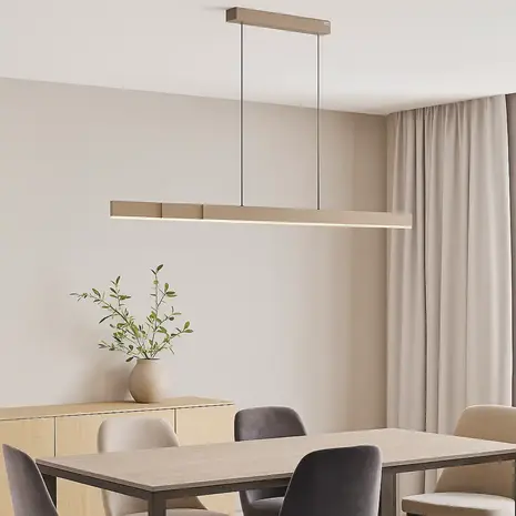 Neuhaus PURE Hängelampe e-Lift + e-Slide L 120-200 cm, champagnerfarben