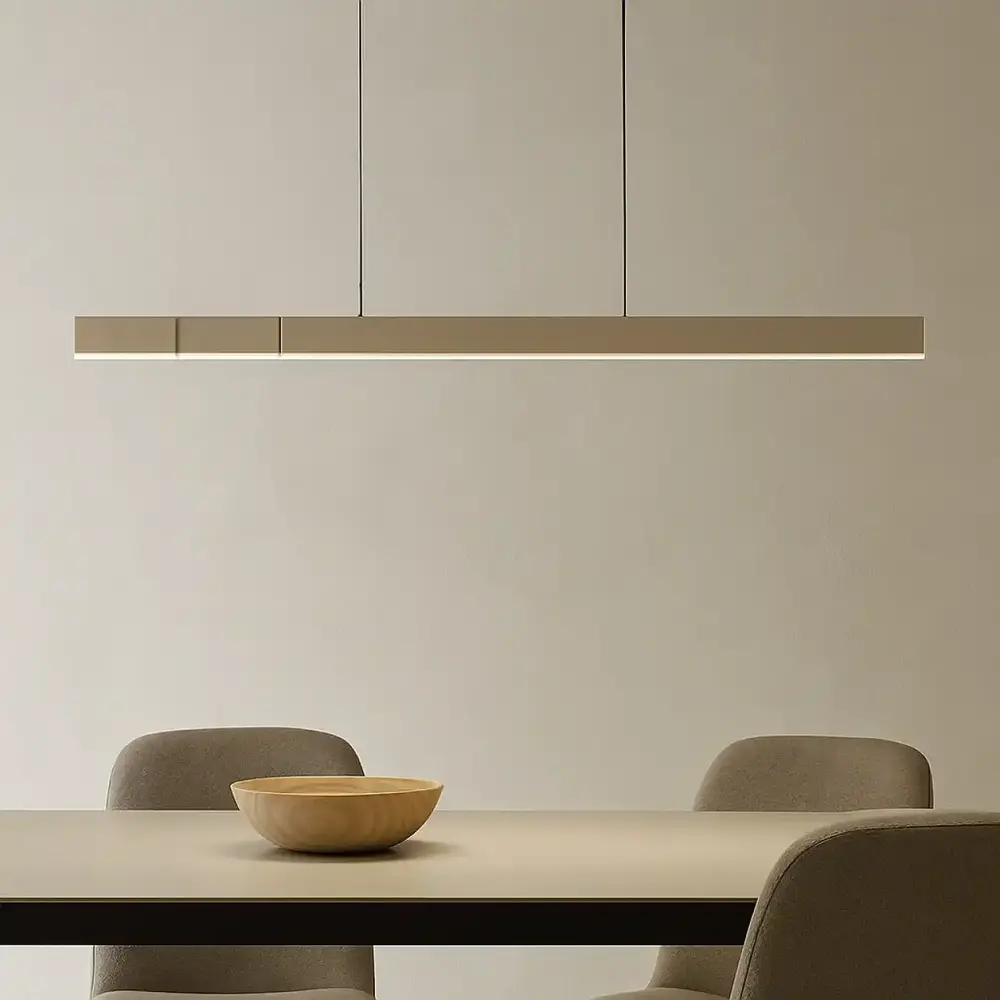 Neuhaus PURE Hängelampe e-Lift + e-Slide L 120-200 cm, champagnerfarben