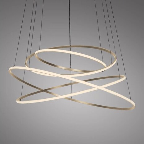 Neuhaus PURE Hängelampe E-Flying Rings Ø 110 cm, vide champagne