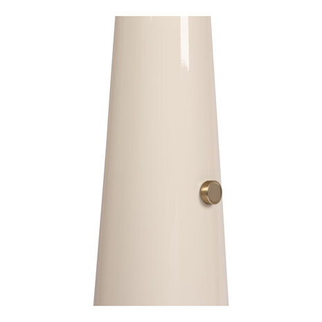 Lucide BARONE – Stehleuchte – Ø 52,6 cm – 1xE27 – Beige | Vibes
