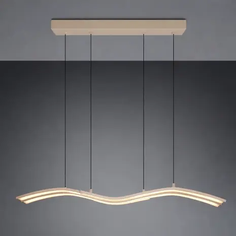 TRIO Select Hängelampe Spider e.move L 130 cm beige