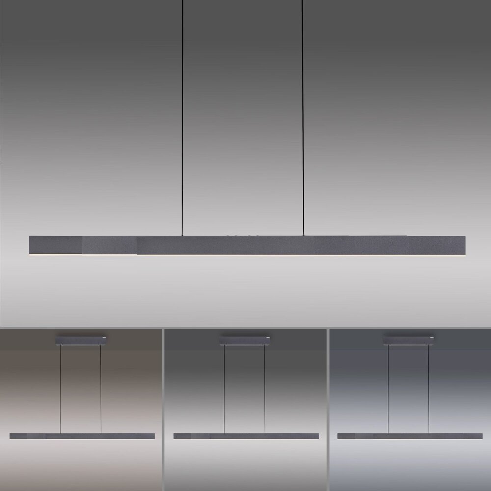 Neuhaus PURE Hängelampe e-Lift + e-Slide L 120-200 cm schwarz