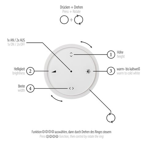Neuhaus PURE Hängelampe e-Lift + e-Slide L 120-200 cm schwarz