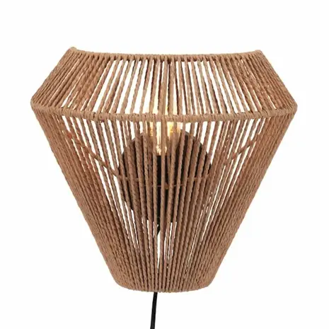 Steinhauer Wandleuchte Maze H 20 cm Creme