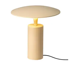 Expo Trading Tischlampe Jess Ø 30 cm cremefarben