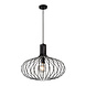 Lucide MANUELA – Hängelampe – Ø 50 cm – 1xE27 – Schwarz Lucide MANUELA – Hängelampe – Ø 50 cm – 1xE27 – Schwarz