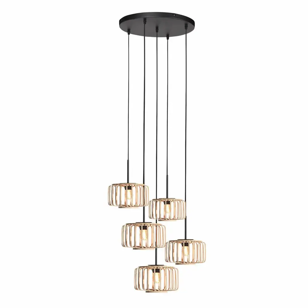 Steinhauer Hängeleuchte HaloSwap ø 40 cm schwarz