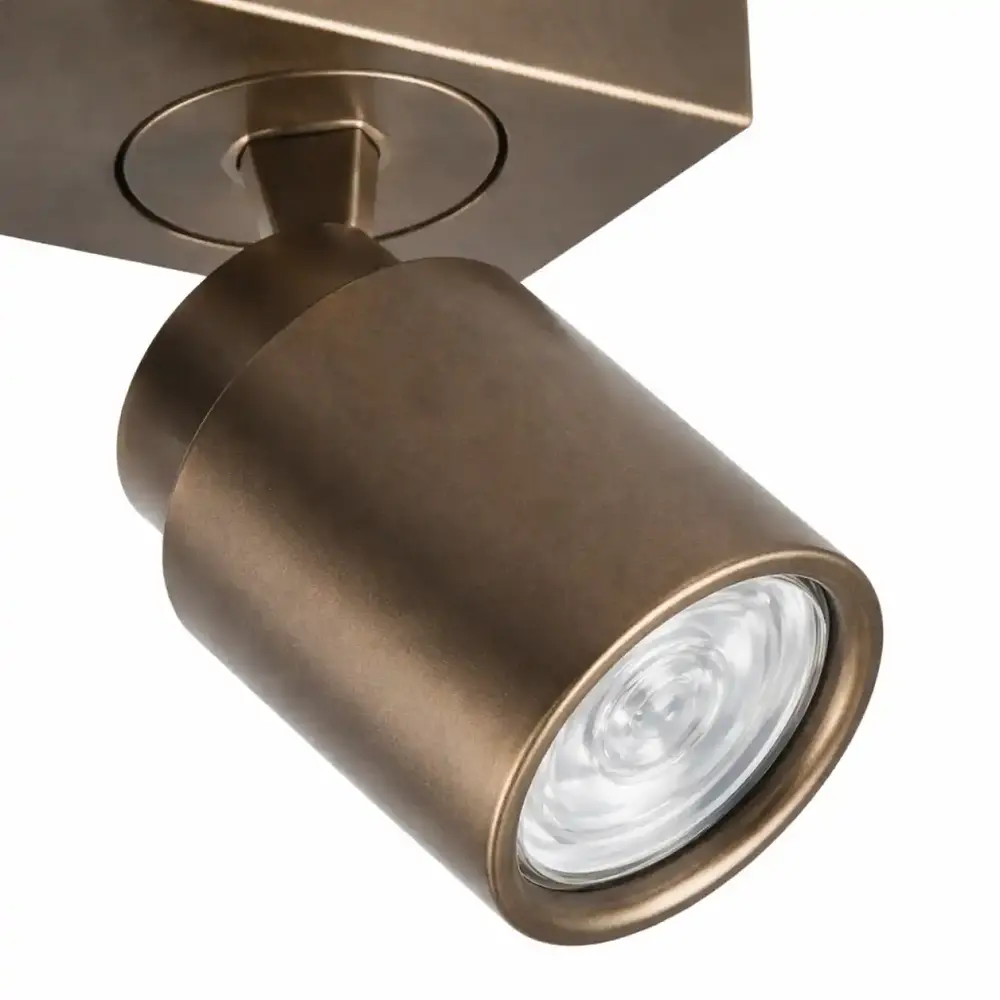 Freelight Spot Razza 2-flammig Ø 17 cm GU10 Bronze Gold