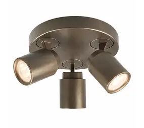 Freelight Spot Razza 3-flammig Ø 21 cm GU10 Bronze Gold