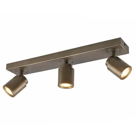 Freelight Spot Razza 3-flammig L 54 cm GU10 Bronze Gold