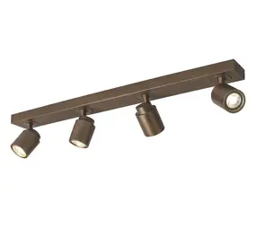 Freelight Spot Razza 4-flammig L 76 cm GU10 Bronze Gold