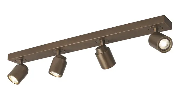 Freelight Spot Razza 4-flammig L 76 cm GU10 Bronze Gold