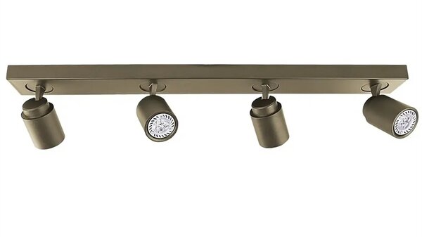 Freelight Spot Razza 4-flammig L 76 cm GU10 Bronze Gold